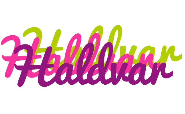 Haldvar flowers logo