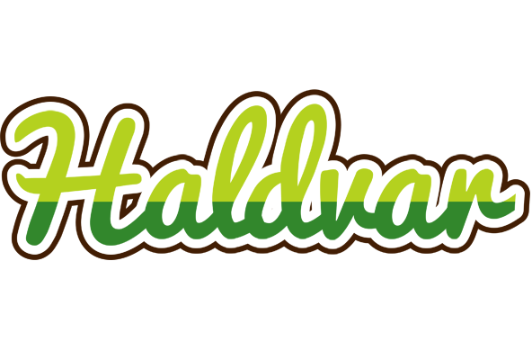 Haldvar golfing logo