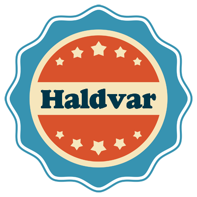 Haldvar labels logo
