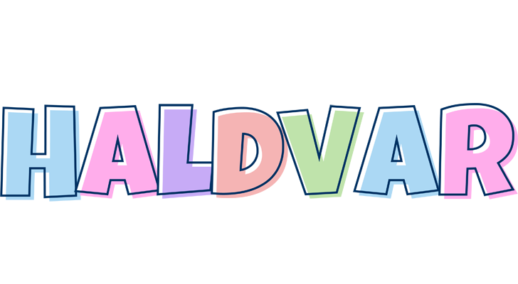 Haldvar pastel logo