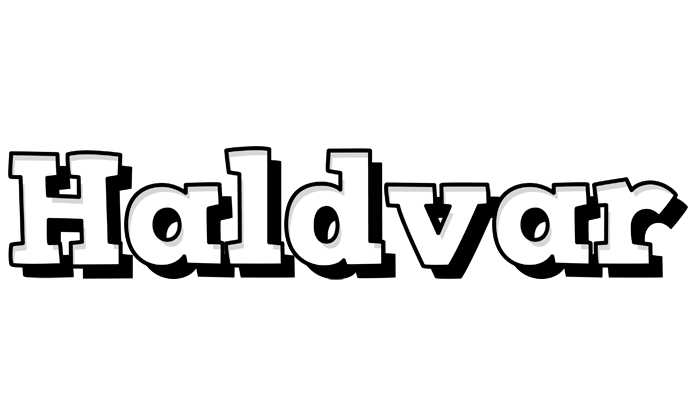Haldvar snowing logo