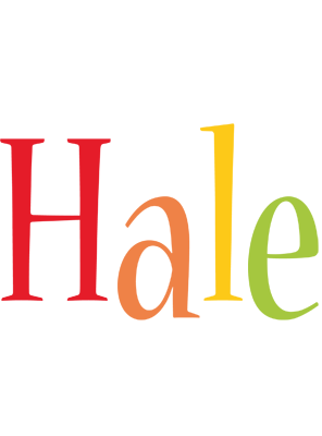 Hale birthday logo