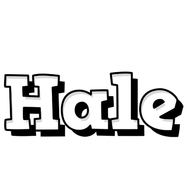 Hale snowing logo