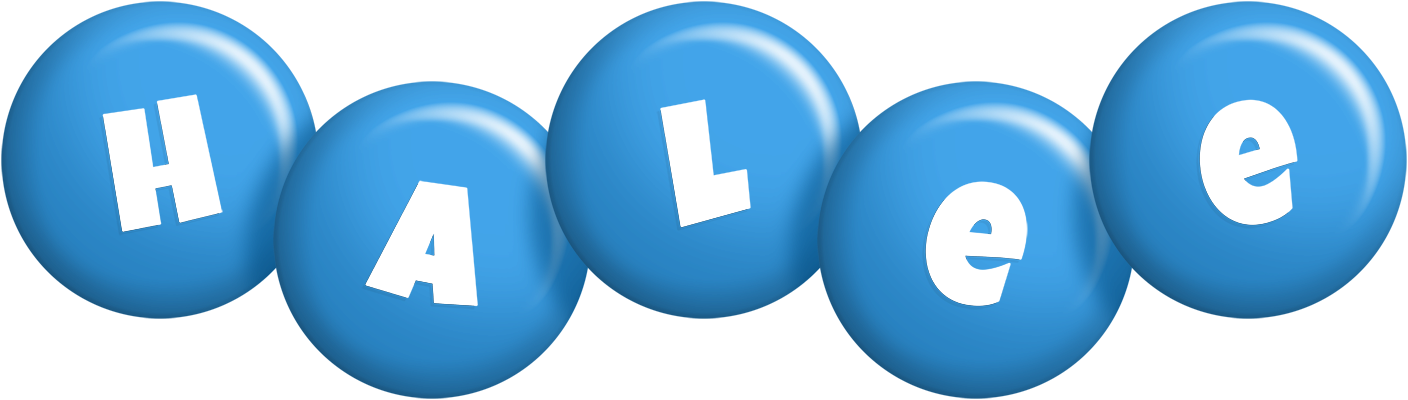 Halee candy-blue logo