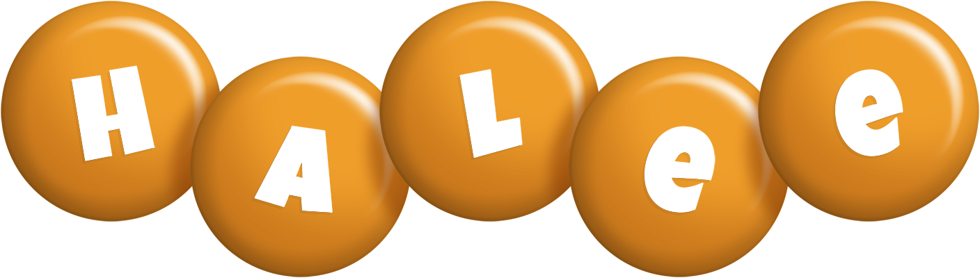 Halee candy-orange logo
