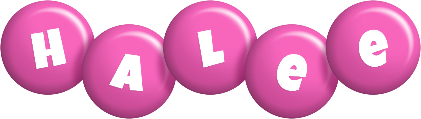 Halee candy-pink logo