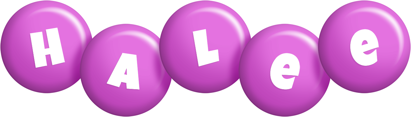 Halee candy-purple logo