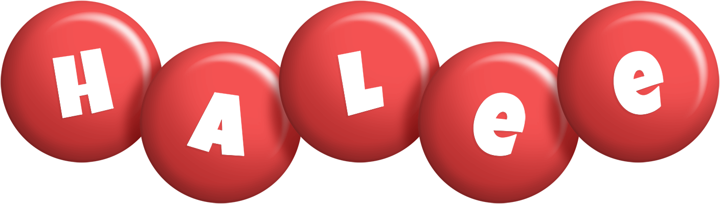 Halee candy-red logo