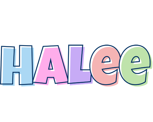 Halee pastel logo