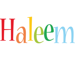 Haleem birthday logo
