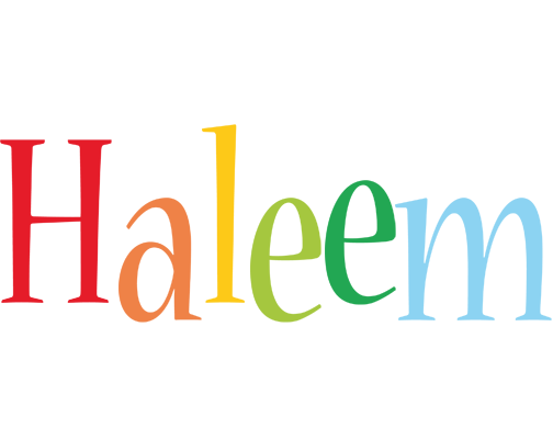Haleem birthday logo