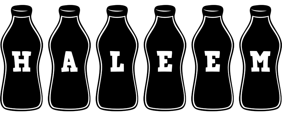 Haleem bottle logo