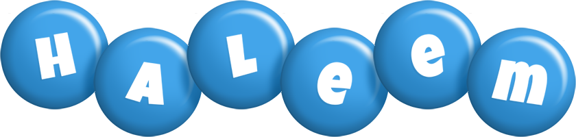 Haleem candy-blue logo