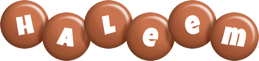 Haleem candy-brown logo