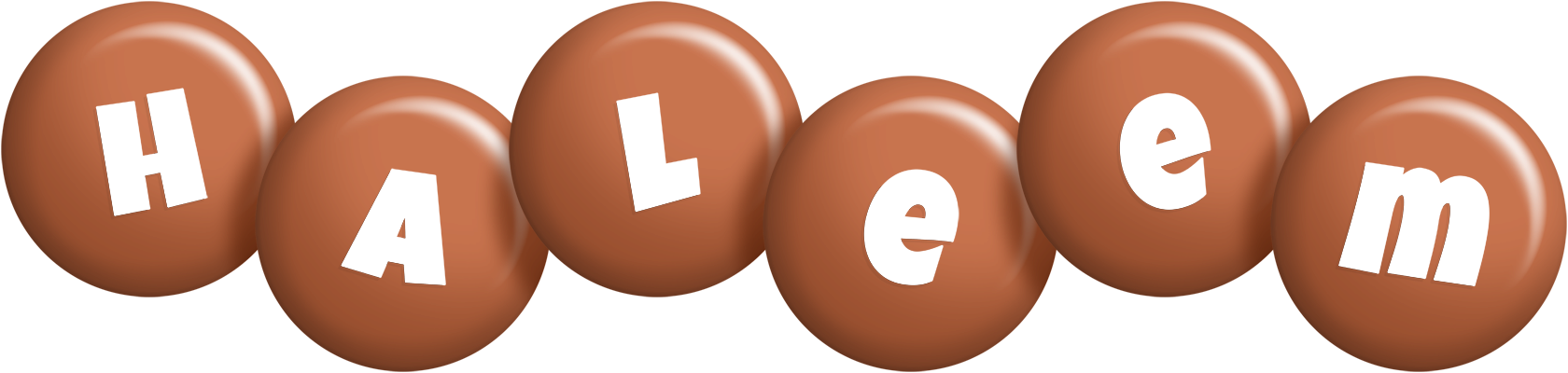 Haleem candy-brown logo