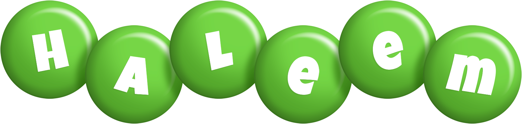 Haleem candy-green logo