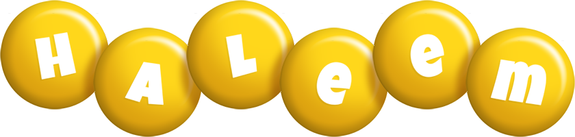 Haleem candy-yellow logo