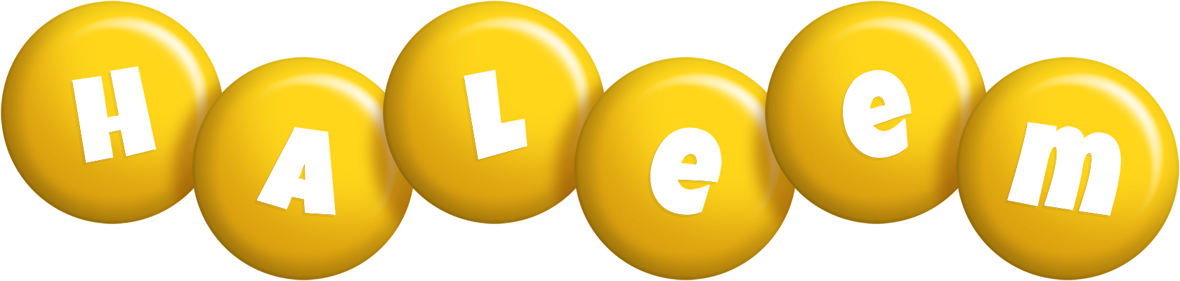 Haleem candy-yellow logo
