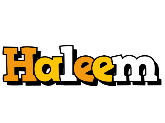 Haleem cartoon logo