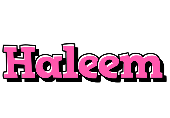 Haleem girlish logo