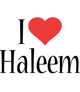 Haleem i-love logo