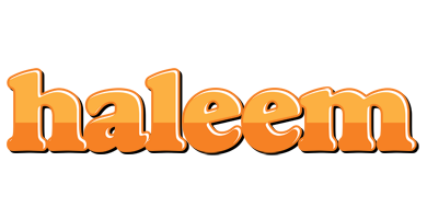 Haleem orange logo