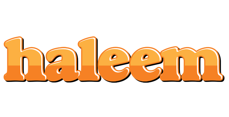 Haleem orange logo