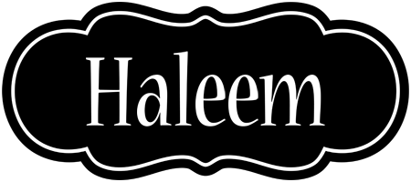 Haleem welcome logo