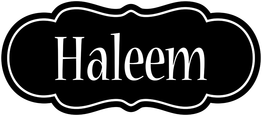 Haleem welcome logo