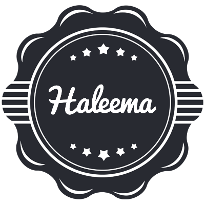Haleema badge logo