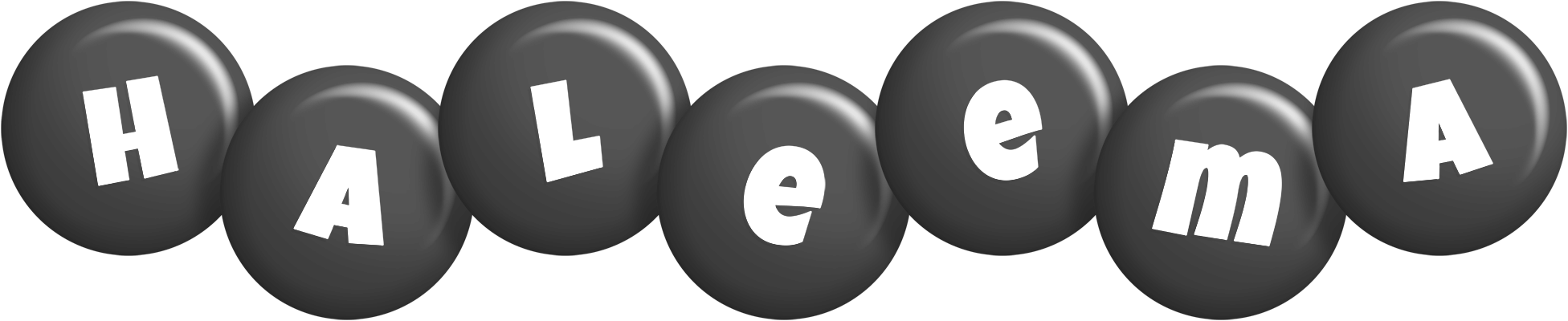 Haleema candy-black logo