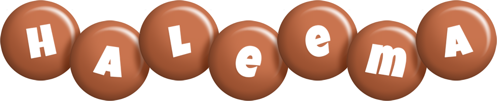 Haleema candy-brown logo