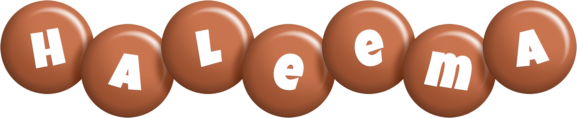 Haleema candy-brown logo