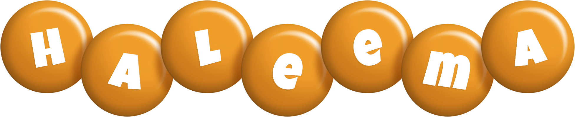 Haleema candy-orange logo