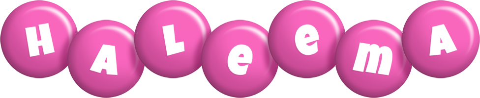 Haleema candy-pink logo