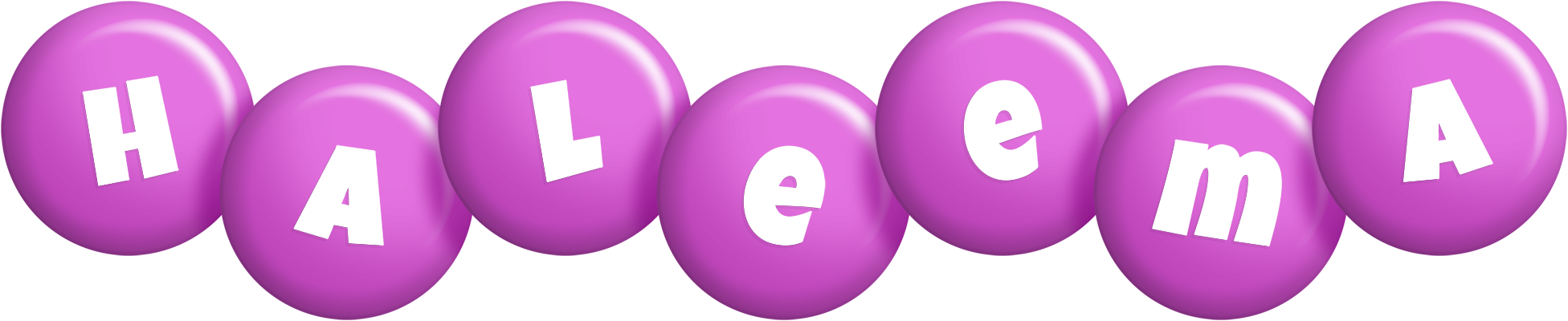 Haleema candy-purple logo