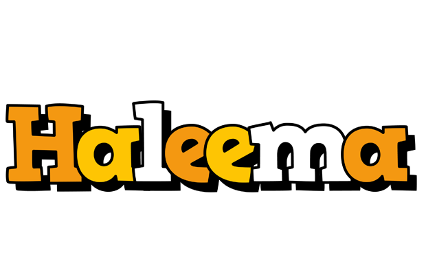 Haleema cartoon logo