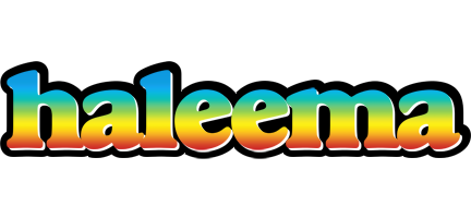 Haleema color logo