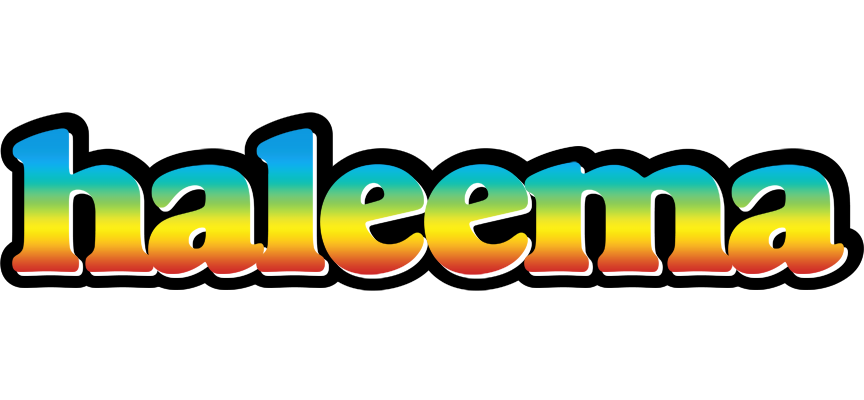 Haleema color logo