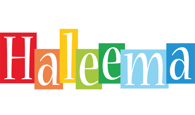 Haleema colors logo