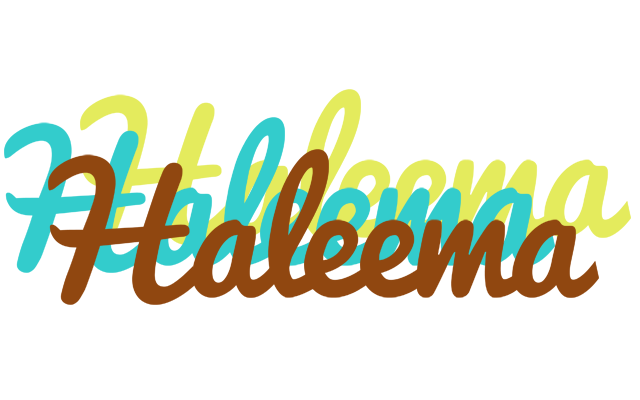 Haleema cupcake logo