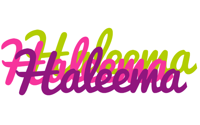 Haleema flowers logo