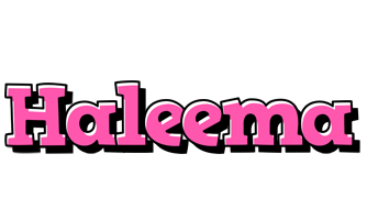Haleema girlish logo