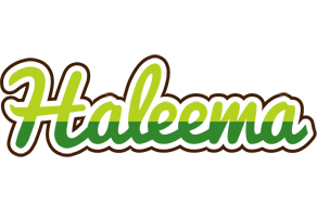 Haleema golfing logo