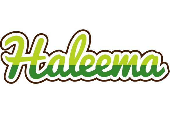 Haleema golfing logo