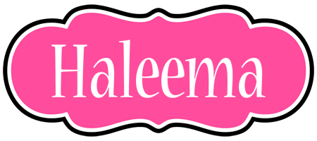 Haleema invitation logo