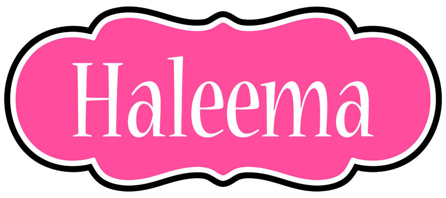 Haleema invitation logo