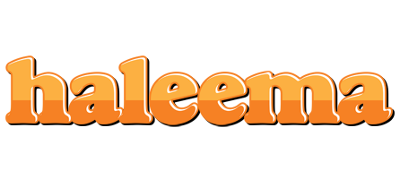 Haleema orange logo