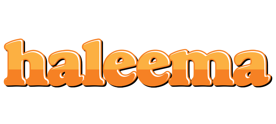 Haleema orange logo