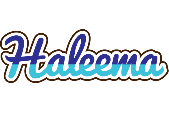 Haleema raining logo
